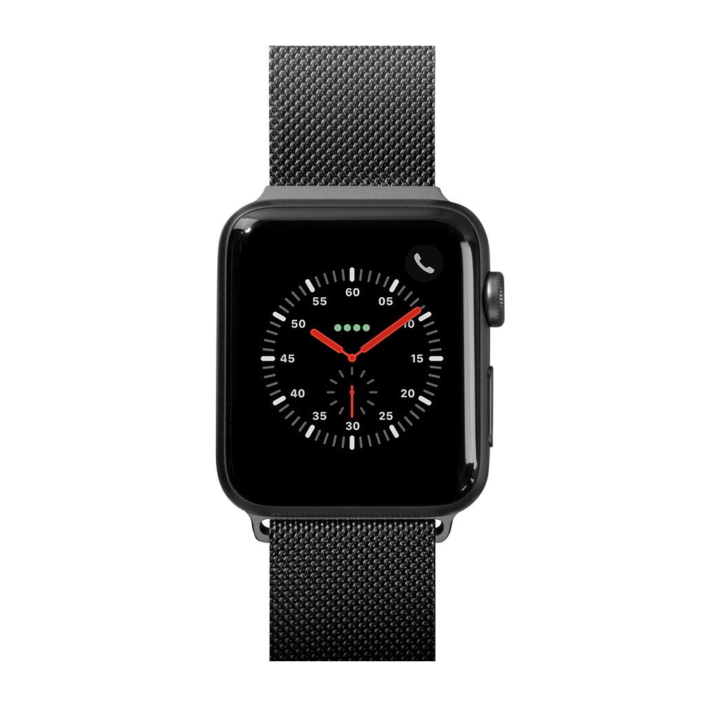 Dây đeo Apple Watch LAUT SteelLoop Black