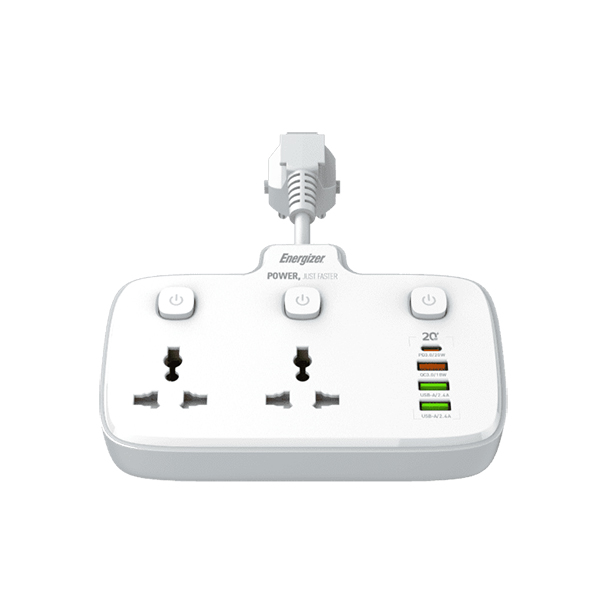 Ổ điện Energizer 2AC EPB2503EU 20W