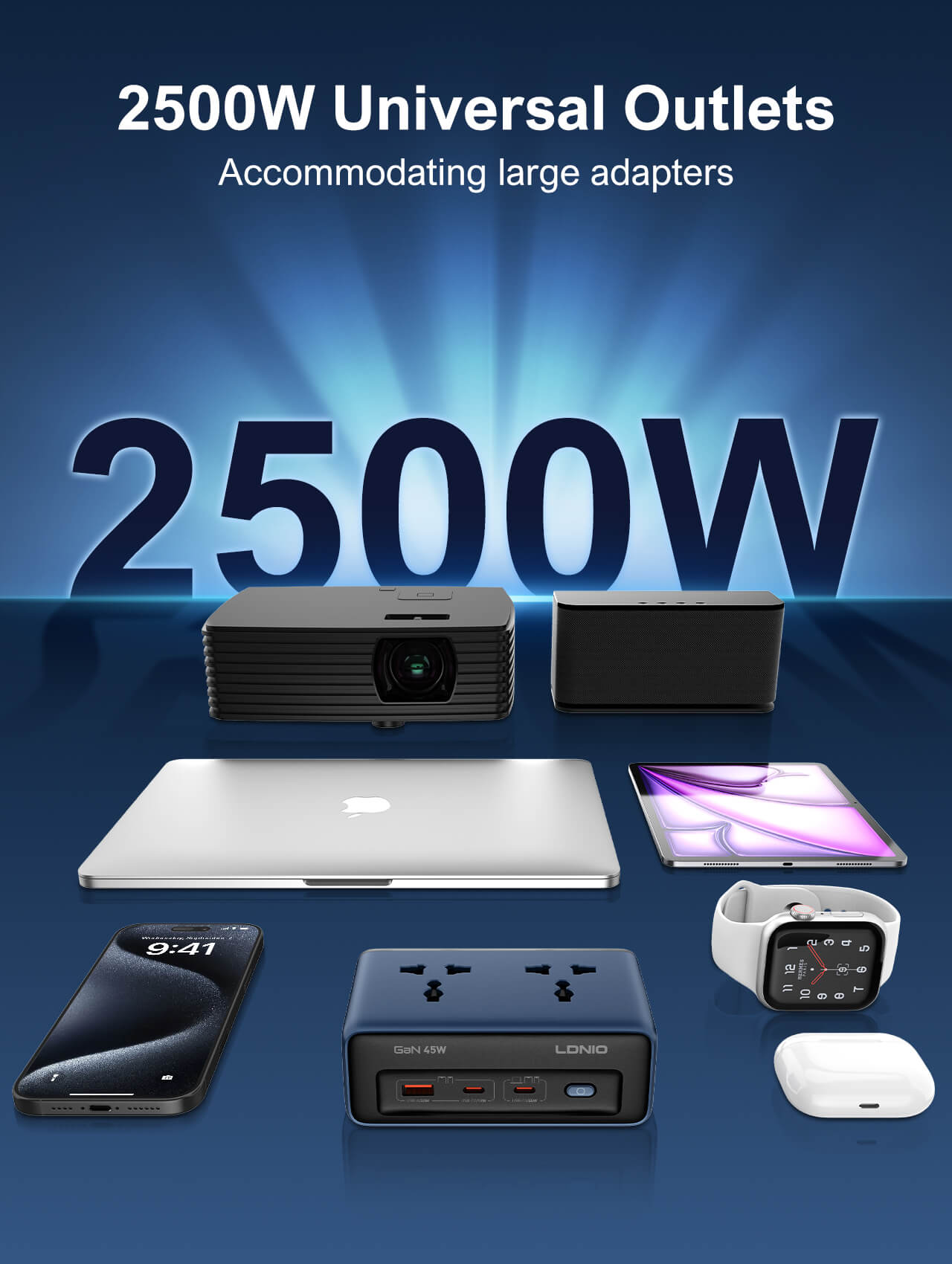 Ổ điện LDNIO SC1 45W