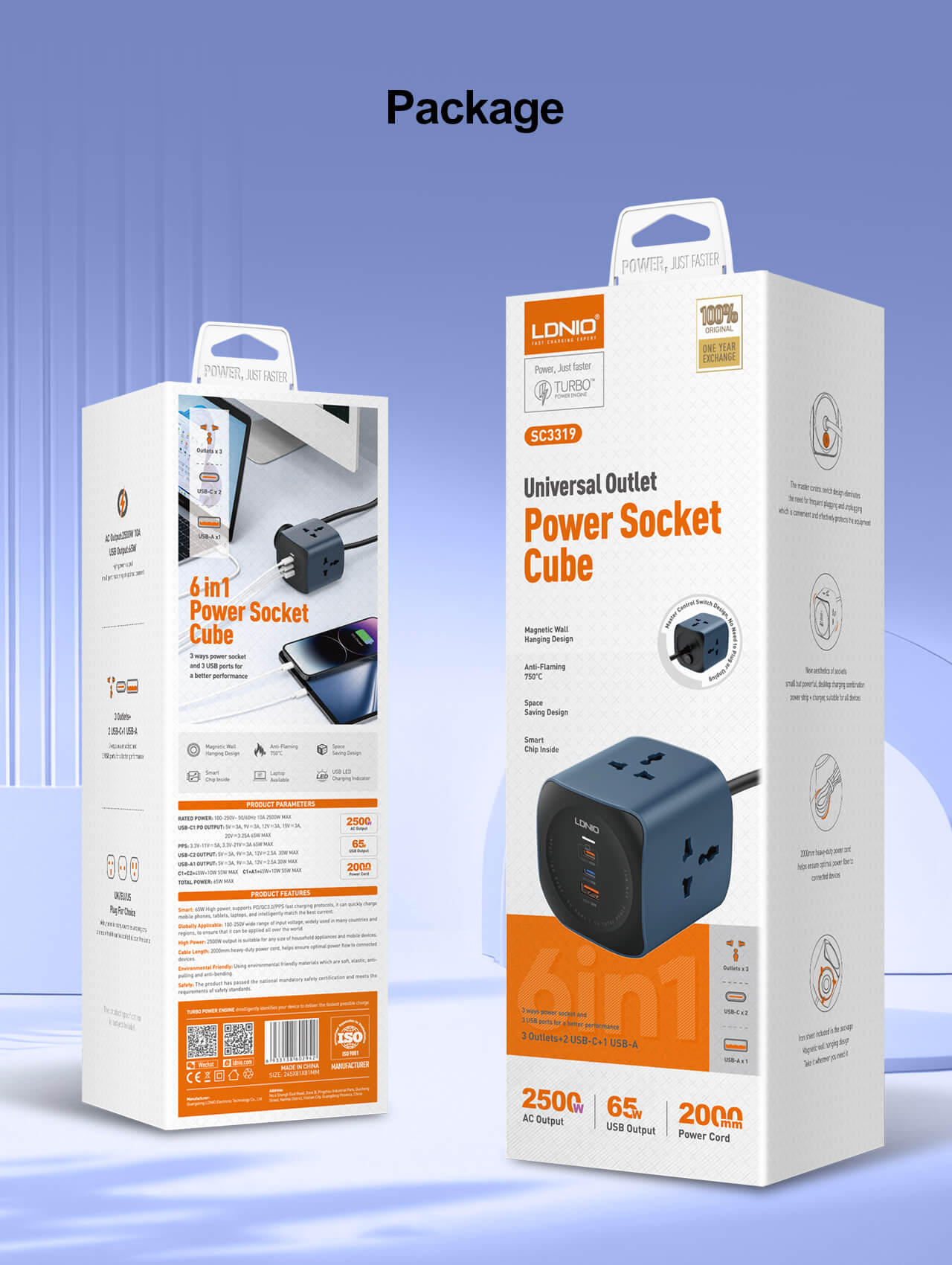 Ổ điện LDNIO SC3319 65W
