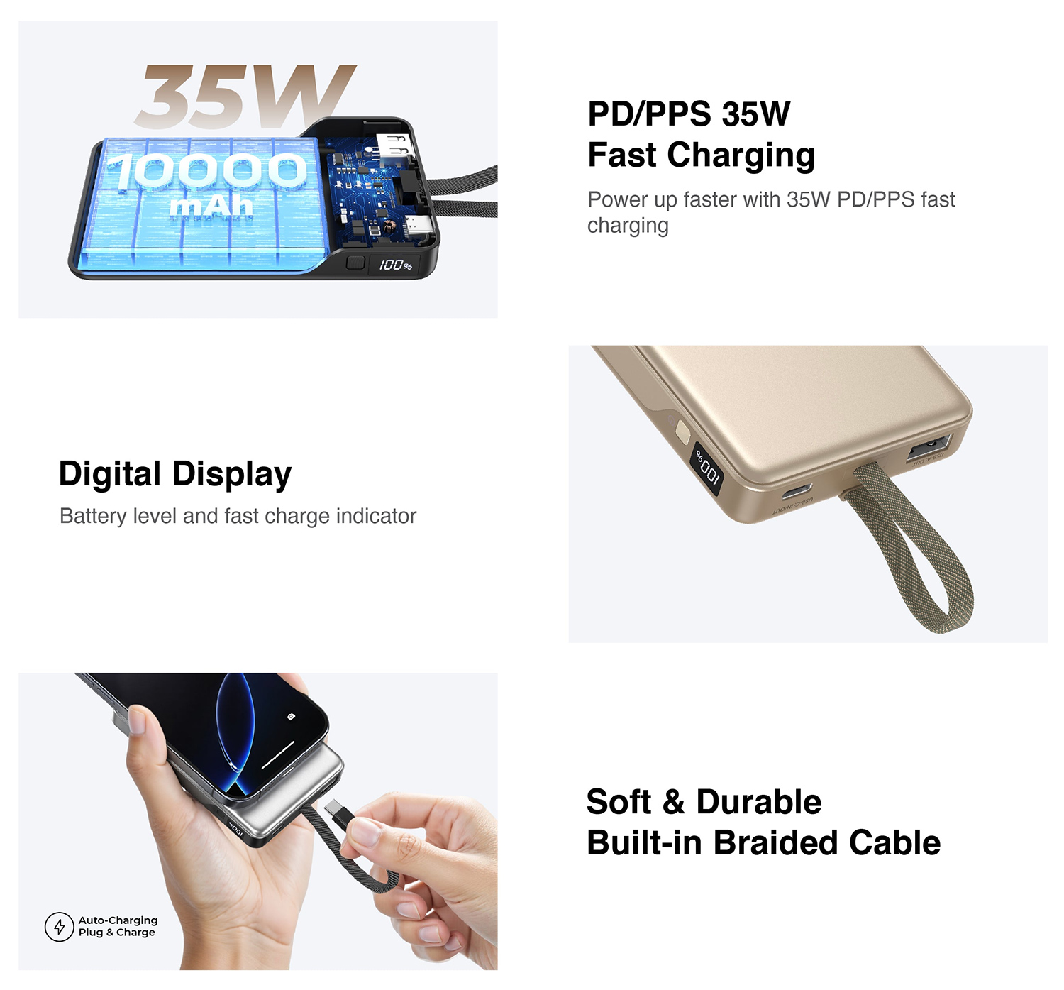 Pin sạc Mazer PowerCharge Link 10v3 PD35W