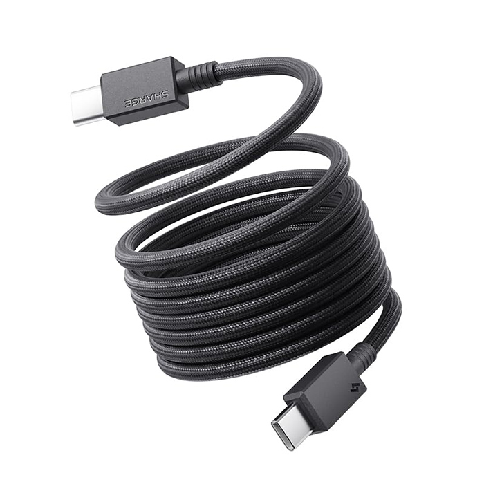 Cáp sạc Sharge Magnetic Cable USB-C 240W (Black)