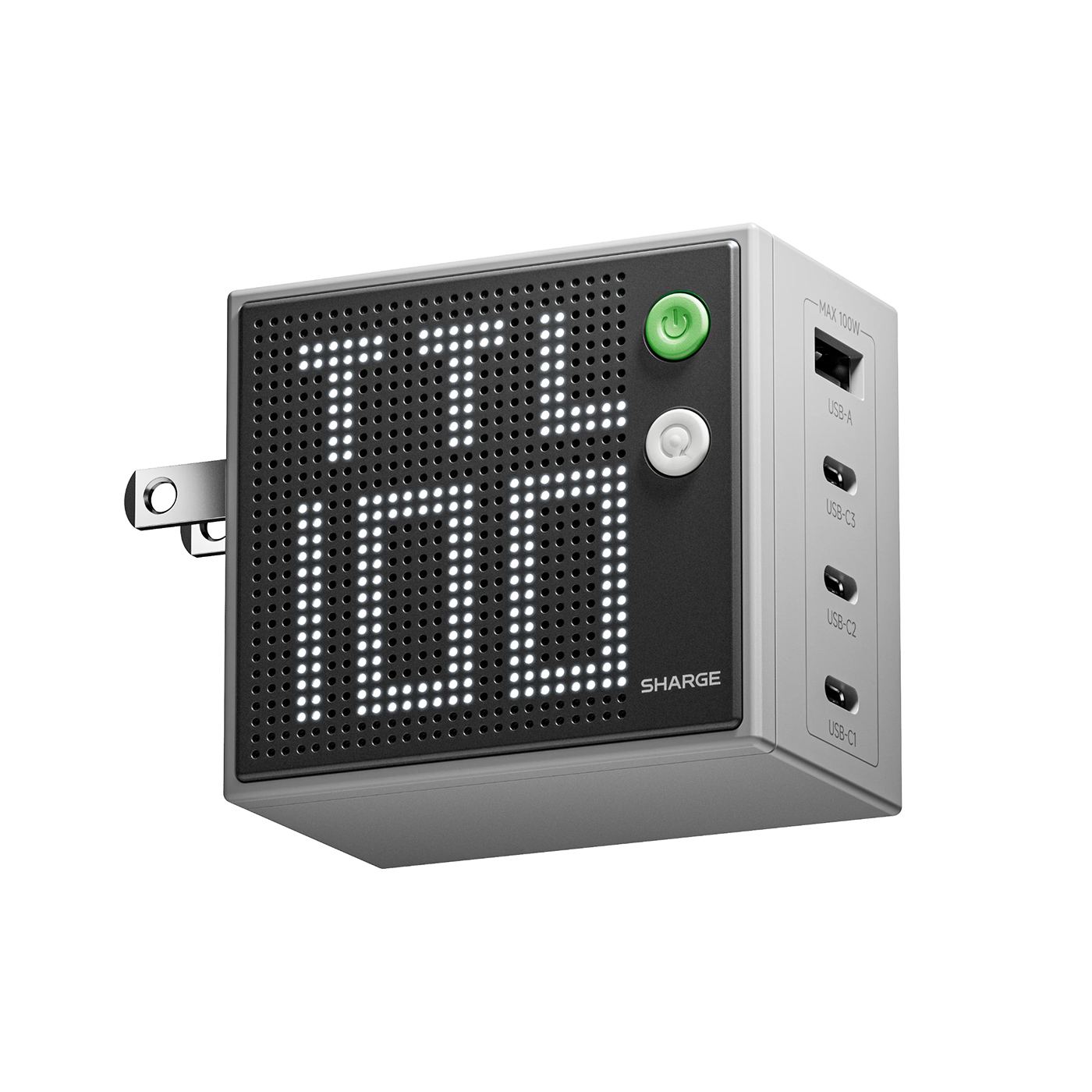 Sạc Sharge Pixel 100W (Black)