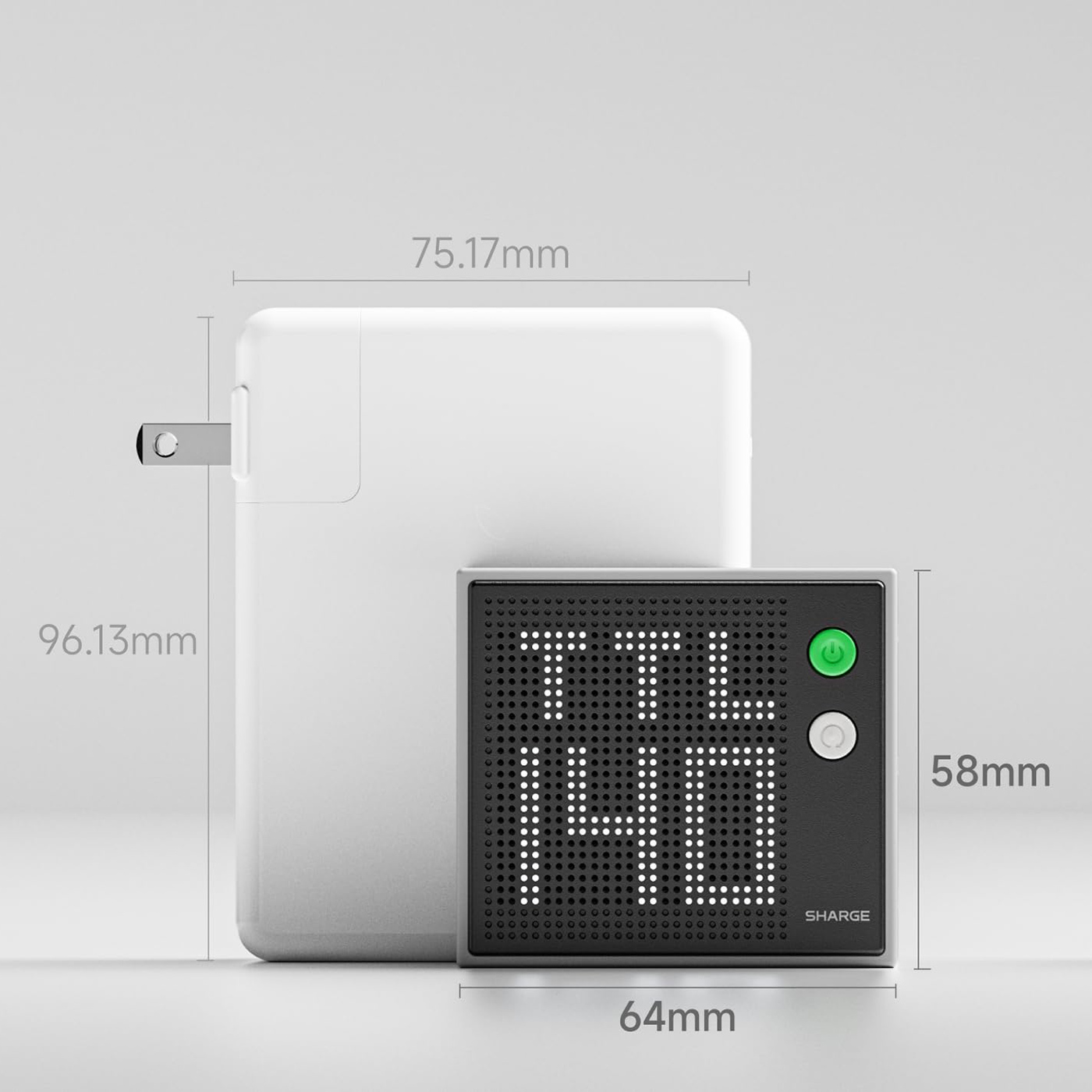 Sạc Sharge Pixel 140 Black