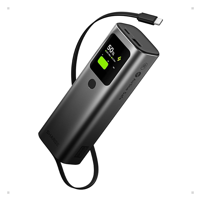 Pin sạc Sharge Retractable 165W