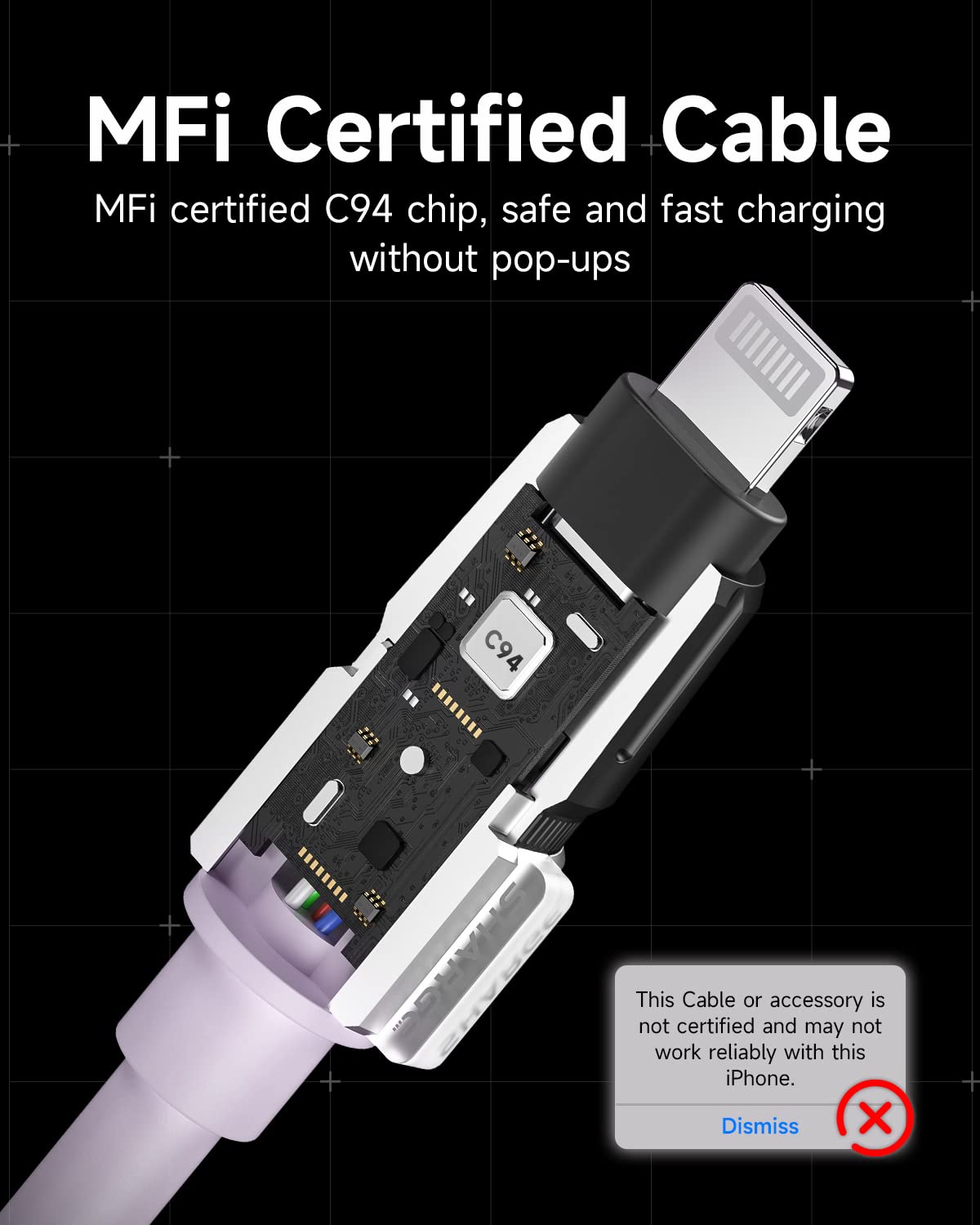 Cáp Sạc Shargeek Phantom USB-C to Lightning