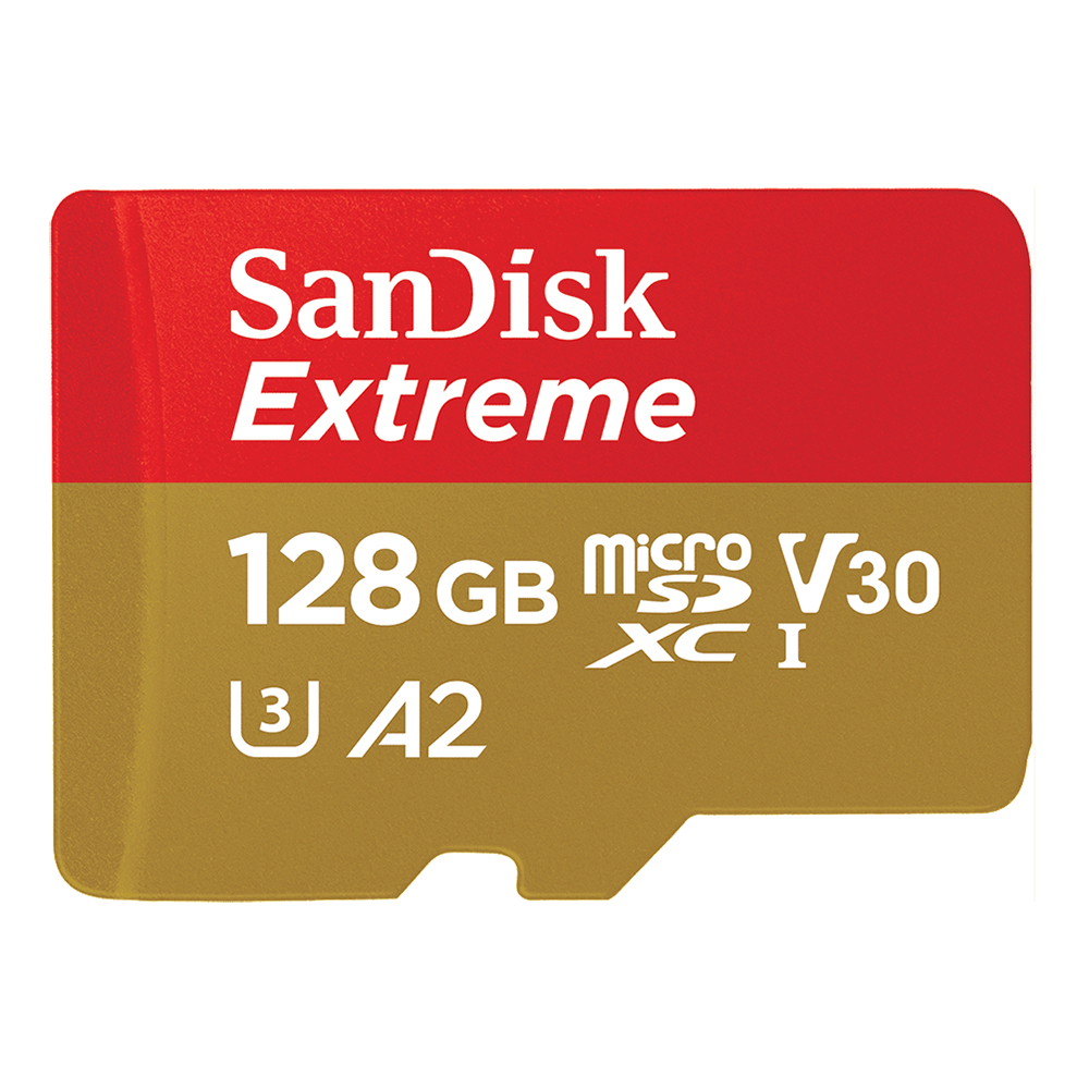 MicroSD SanDisk Extreme 128GB for Action Camera